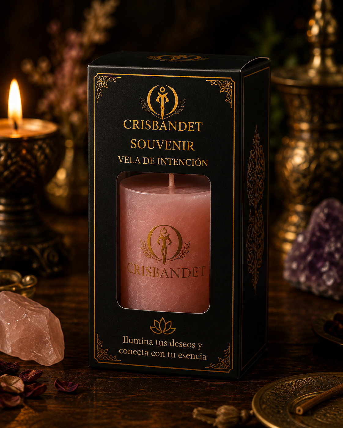 Souvenir Vela de Intención CRISBANDET — Enciende tu propósito