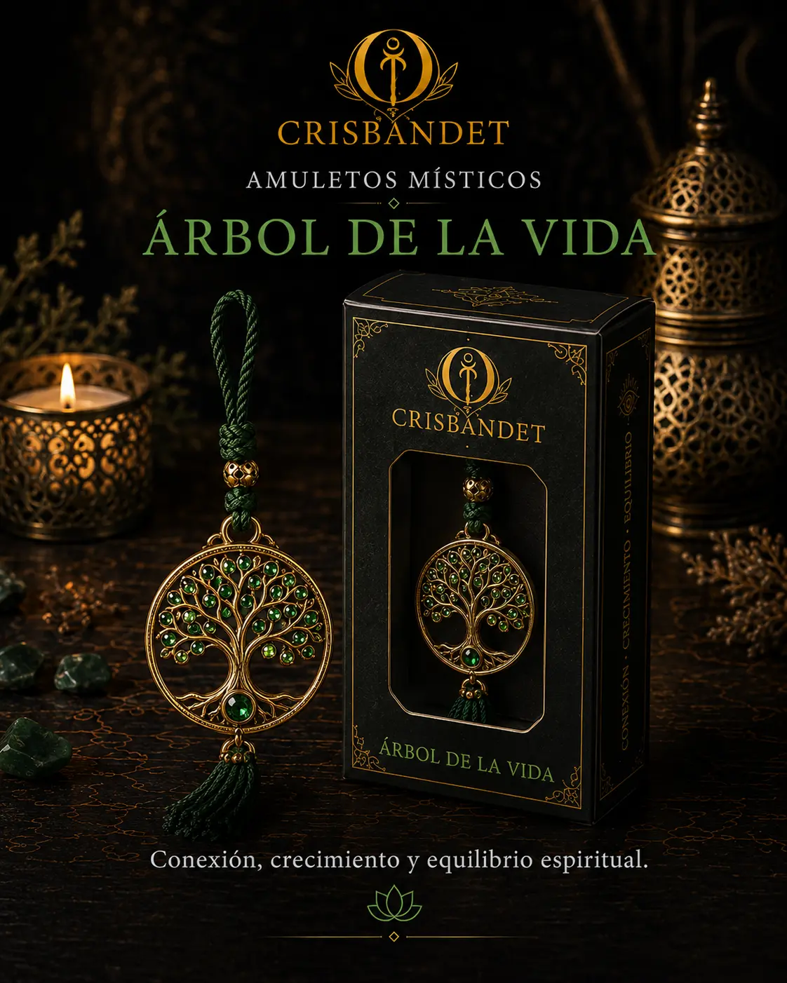 Árbol de la Vida CRISBANDET — Conexión · Crecimiento · Equilibrio
