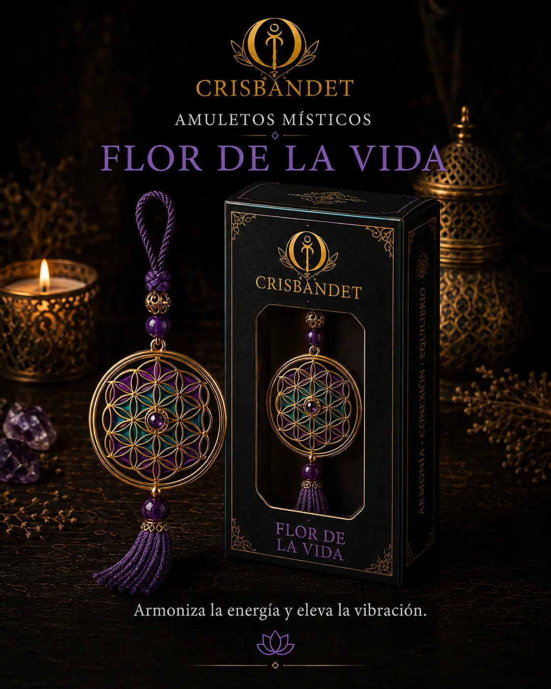 Flor de la Vida CRISBANDET — Armonía · Conexión · Equilibrio