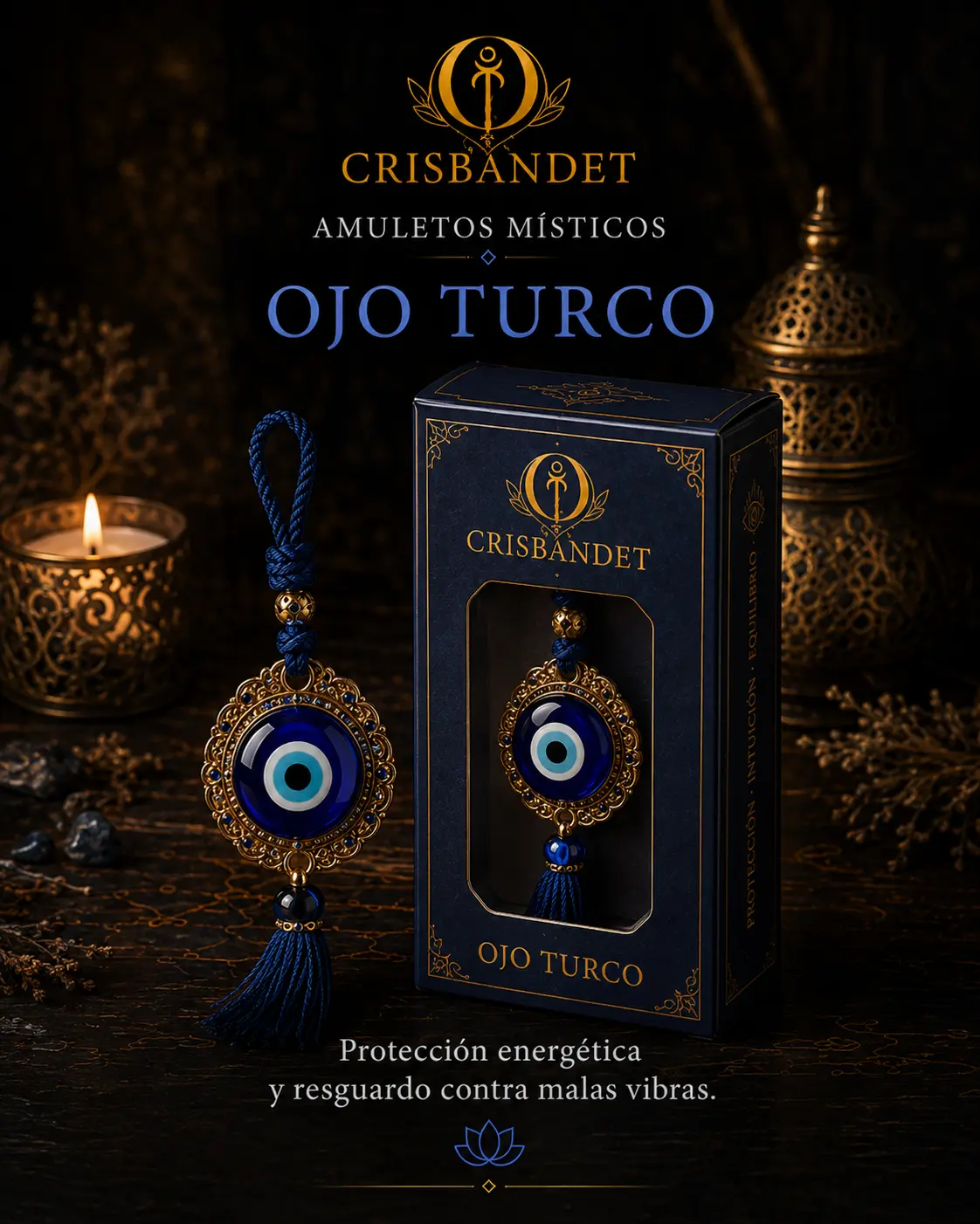 Ojo Turco CRISBANDET — Protección · Intuición · Equilibrio