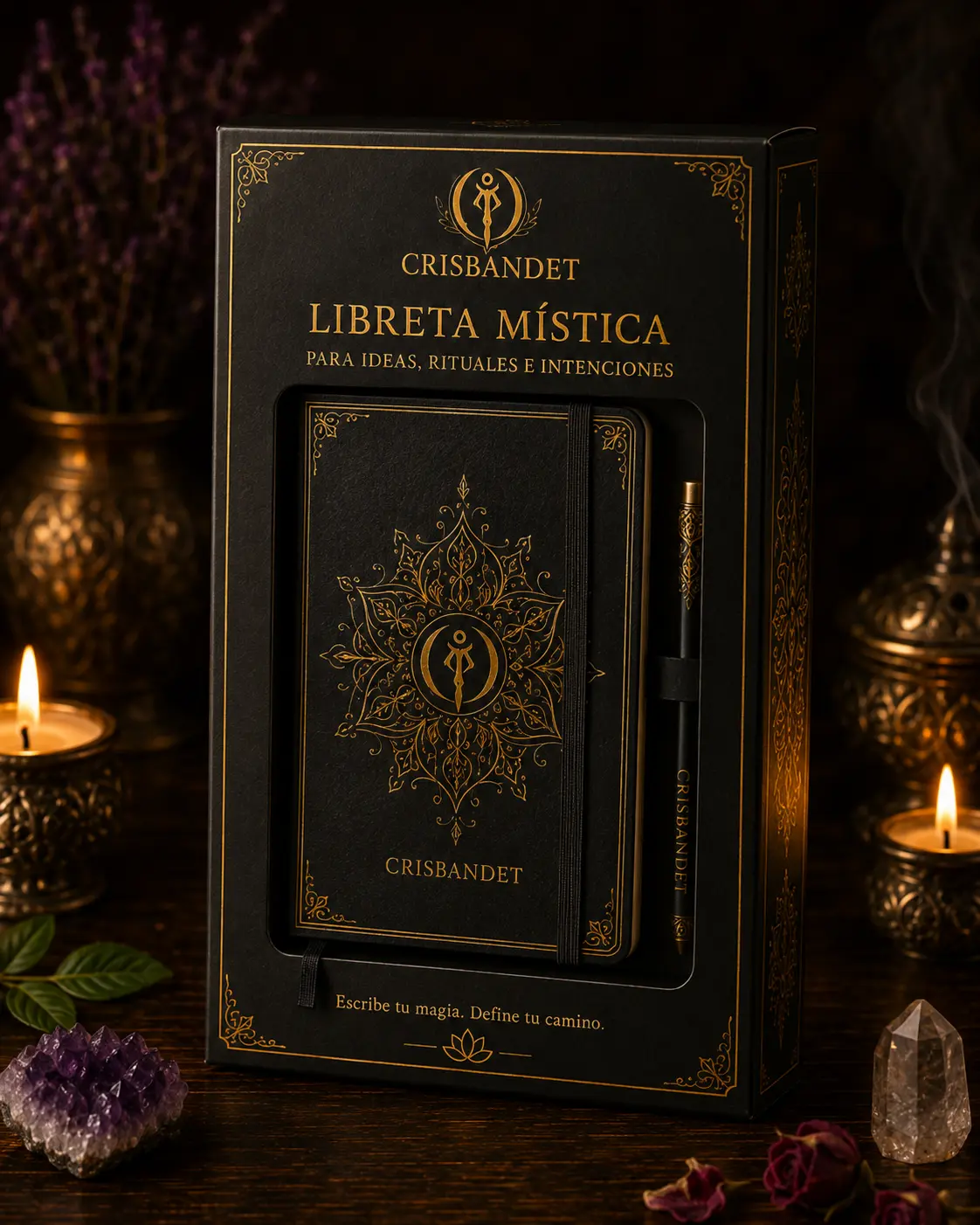 Souvenir Libreta Mística CRISBANDET — Ideas, rituales e intenciones