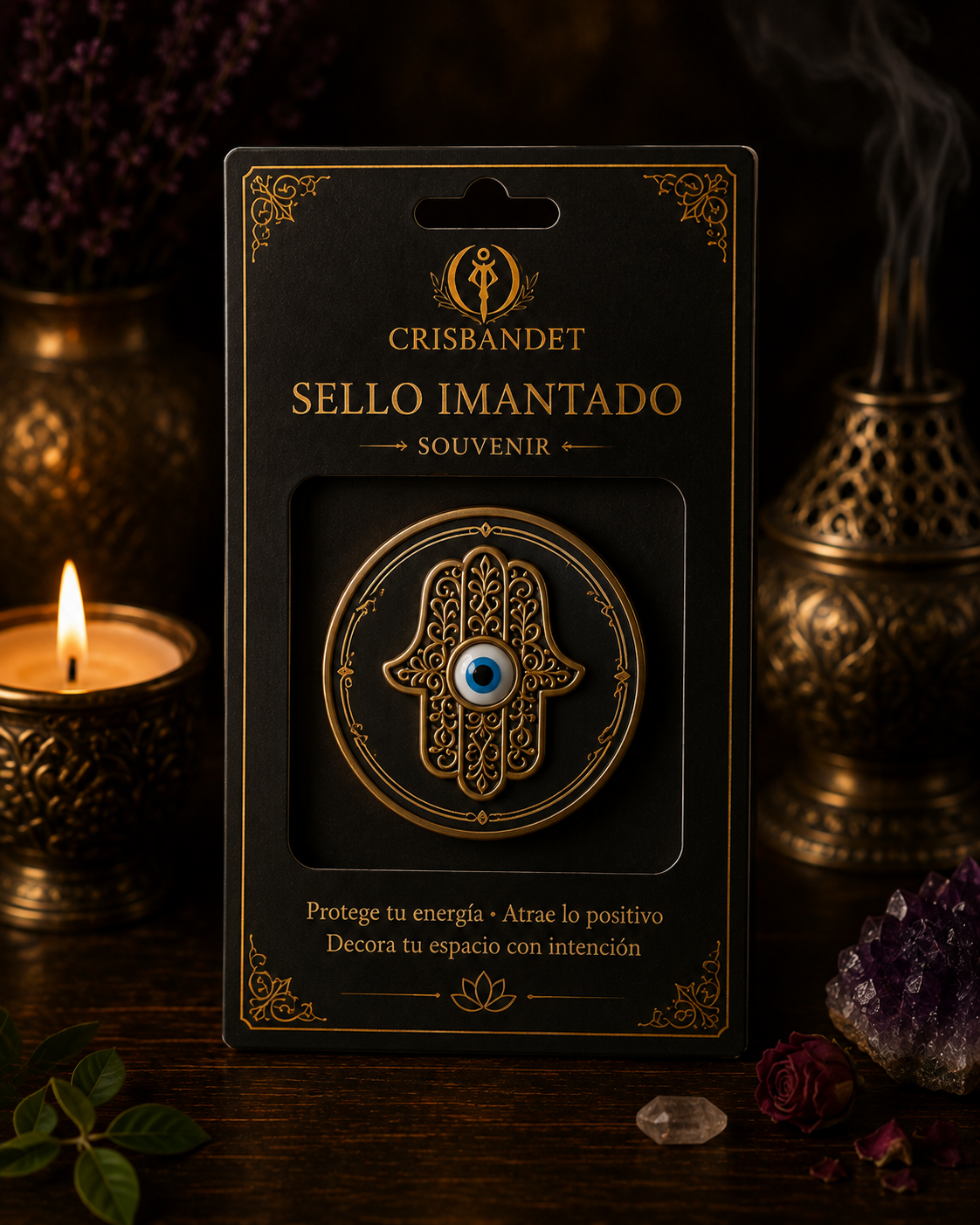 Souvenir Sello Imantado CRISBANDET — Un recordatorio mágico