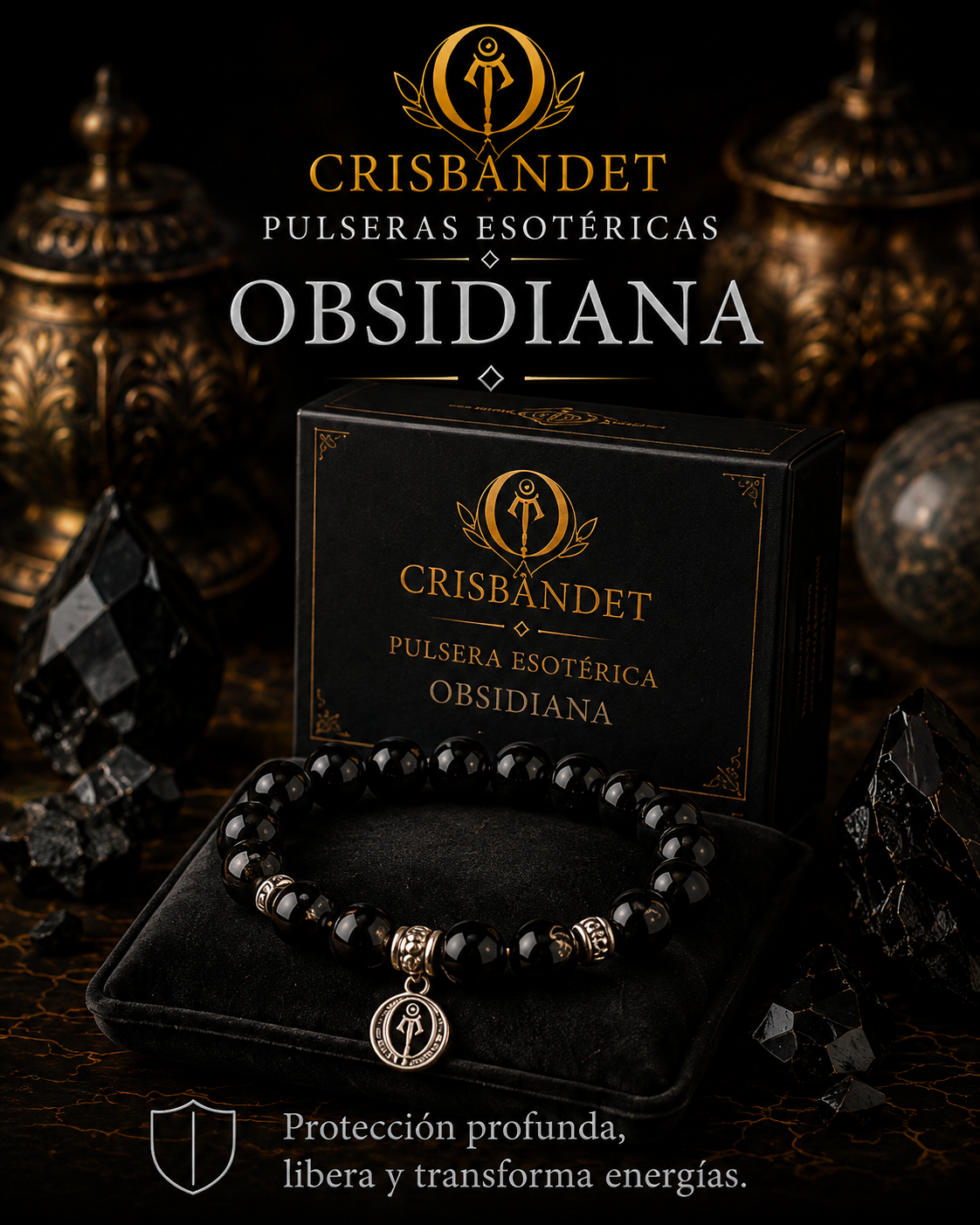 Pulsera Obsidiana