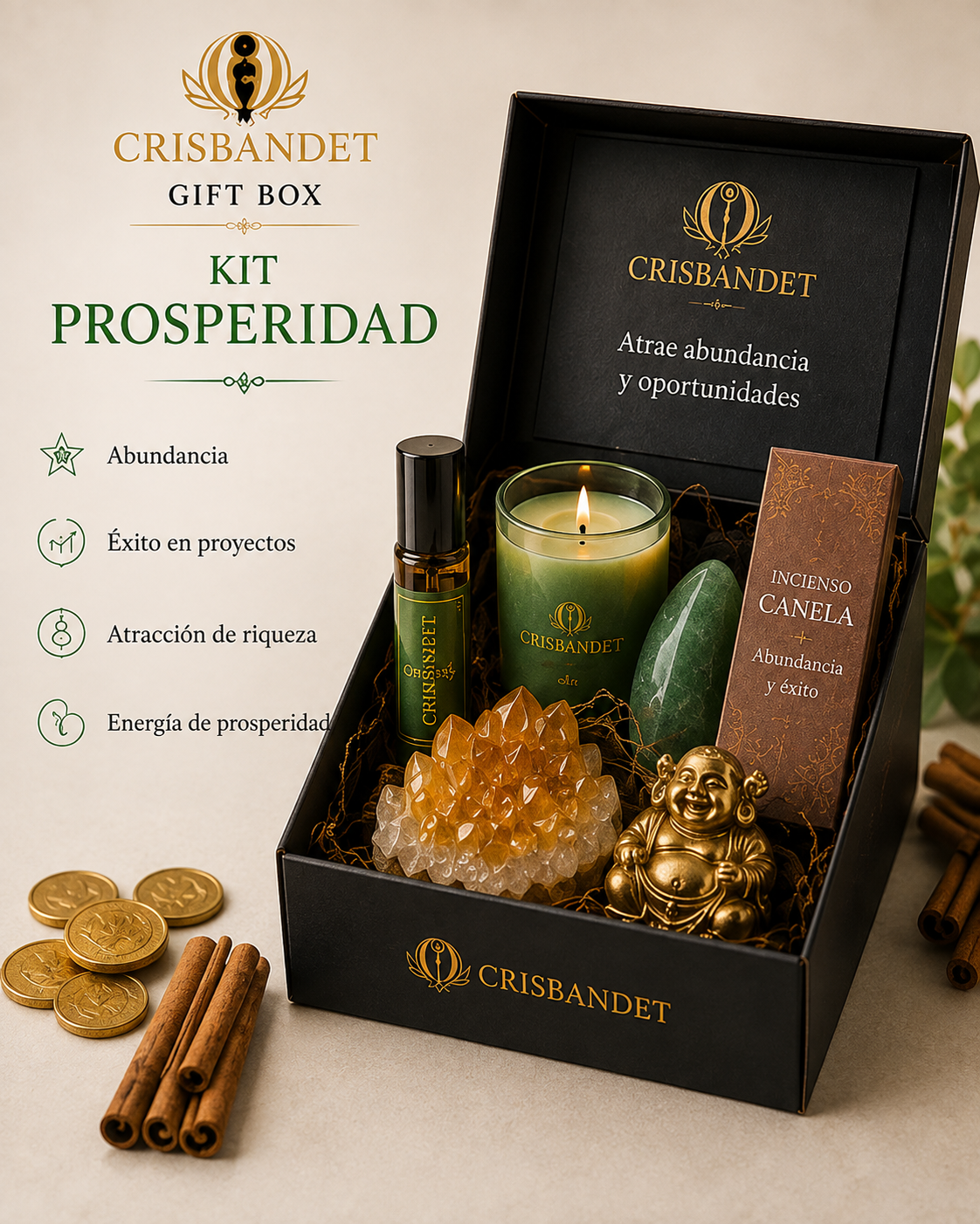 Kit Prosperidad CRISBANDET — Abundancia · Éxito